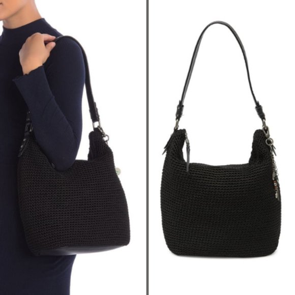 the sak sequoia crochet hobo